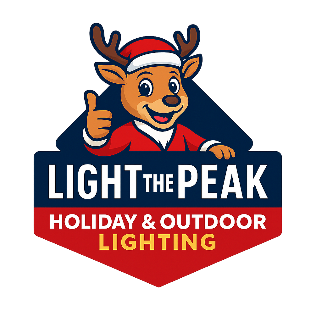 Light The Peak professional Christmas light installation logo